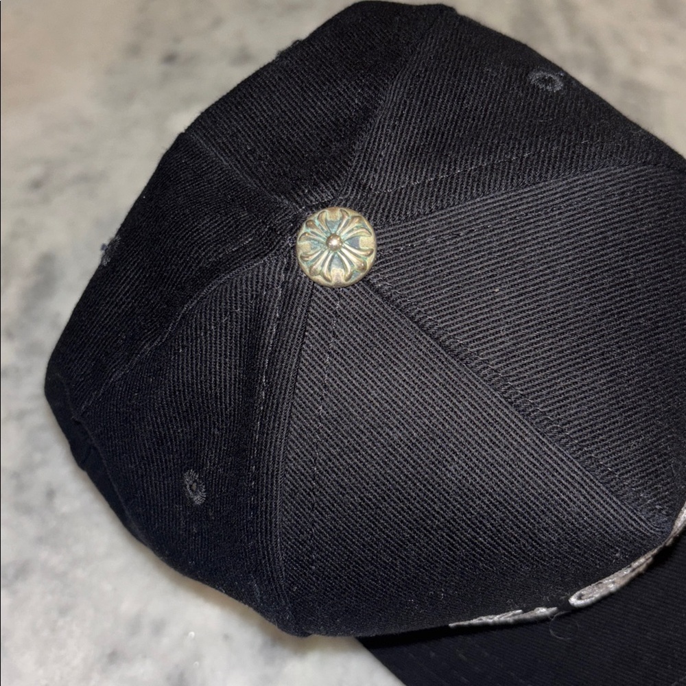 Chrome Hearts denim Horseshoe Logo Hat - Picture 3 of 8